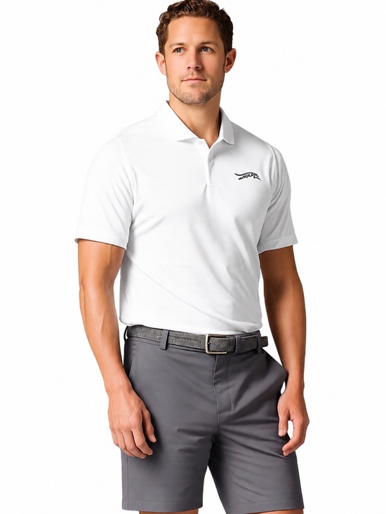 Sun Day Red Other - Sun Day Red Core Polo White Snap Performance Golf Shirt Tiger Woods  Medium EUC!